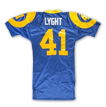 1999 Todd Lyght St.Louis Rams Game Worn Home Jersey 